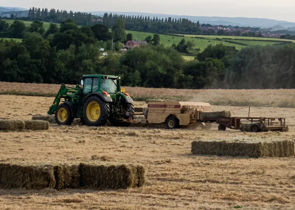 Hay and Straw at Pound Farm Shop and Plant Centre Gloucester