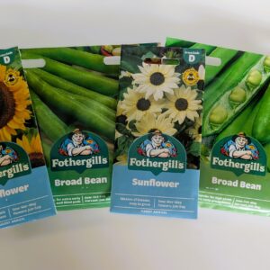 Complimentary Seeds - Beans & Sunflower 4pks