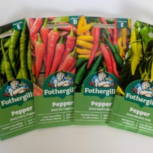 Fothergill's Seeds - Hot Peppers 4pks