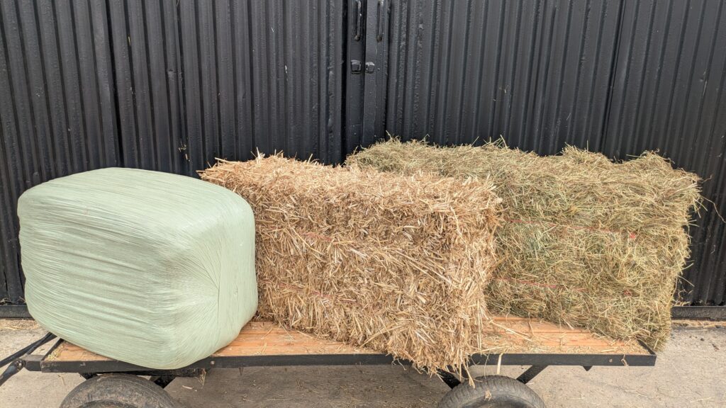 trolley haylage hay straw | Pound Farm Shop and Plant Centre | The Best Farm Shop in Gloucester